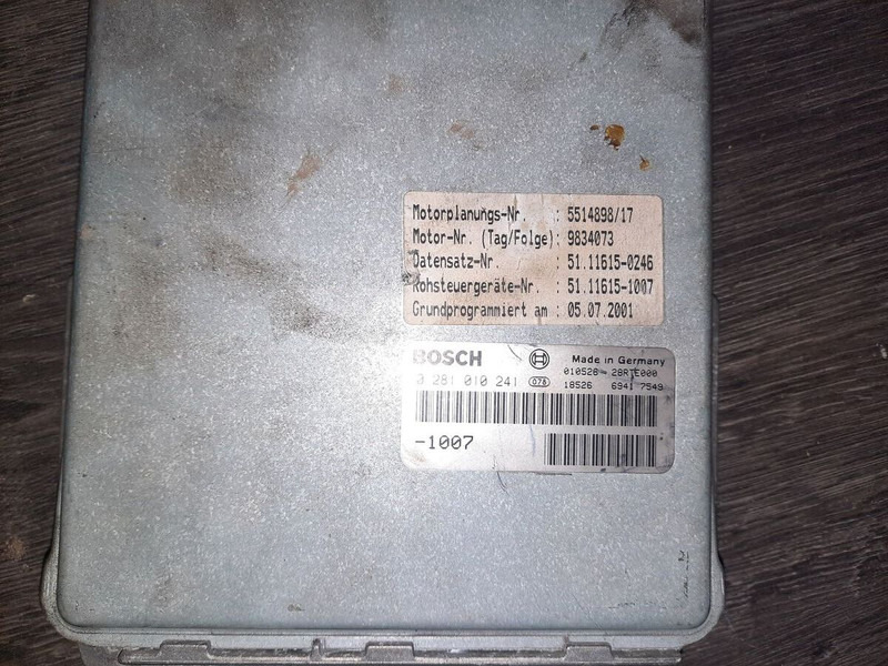 MAN BOSCH 0281001521. 0261200173 \ 020600009 - Calculator de bord: Foto 5 MAN BOSCH 0281001521. 0261200173 \ 020600009 - Calculator de bord: Foto 5