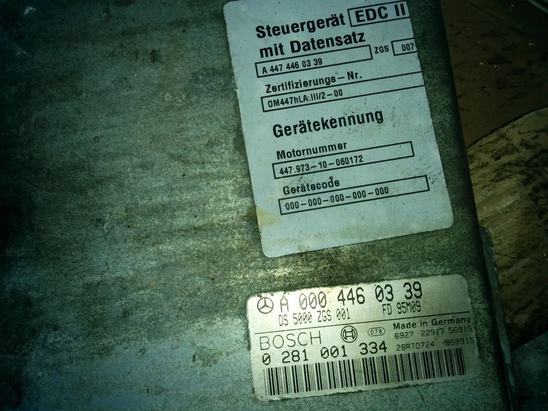 Mercedes-Benz EDC - Calculator de bord: Foto 2 Mercedes-Benz EDC - Calculator de bord: Foto 2