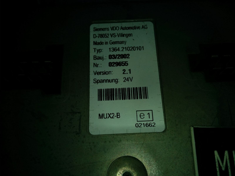 Neoplan MUX2-B - Calculator de bord: Foto 3 Neoplan MUX2-B - Calculator de bord: Foto 3