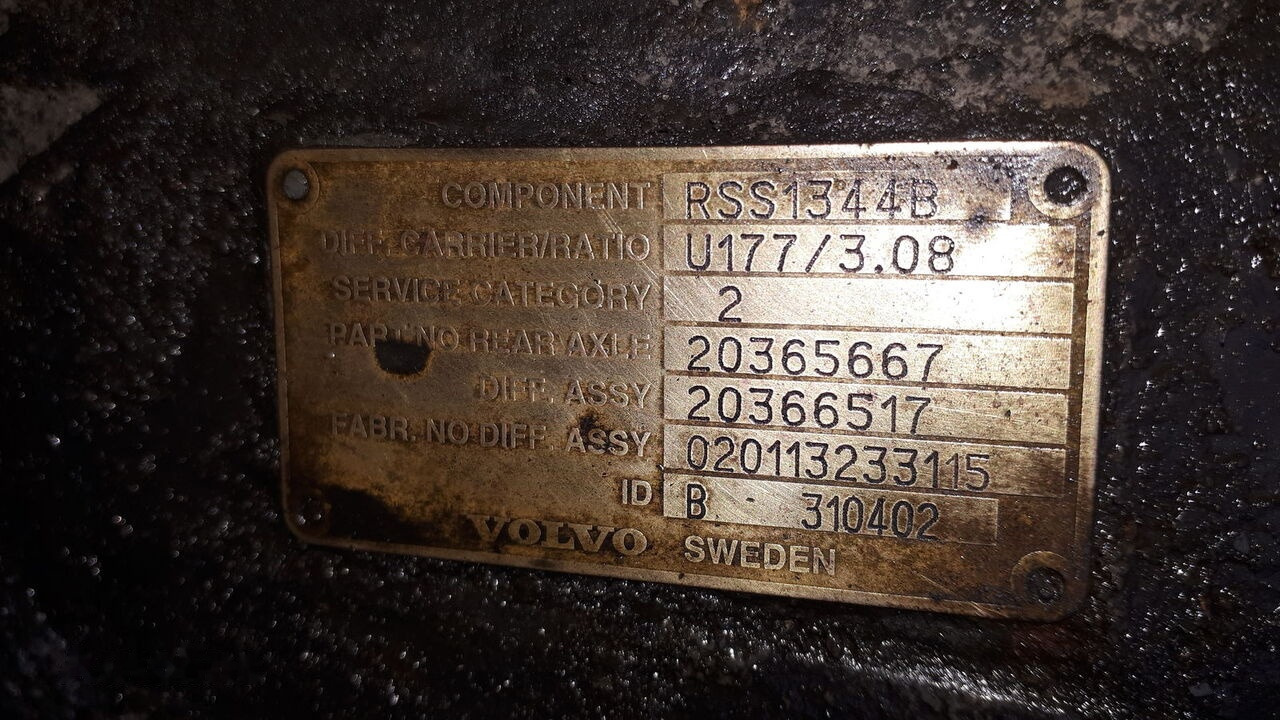 Volvo MS17X.- 2.85/ 3.08 .\5.29\ 5.63. Volvo FH12\ FH-13 truck - Diferențial pentru Camion: Foto 2 Volvo MS17X.- 2.85/ 3.08 .\5.29\ 5.63. Volvo FH12\ FH-13 truck - Diferențial pentru Camion: Foto 2