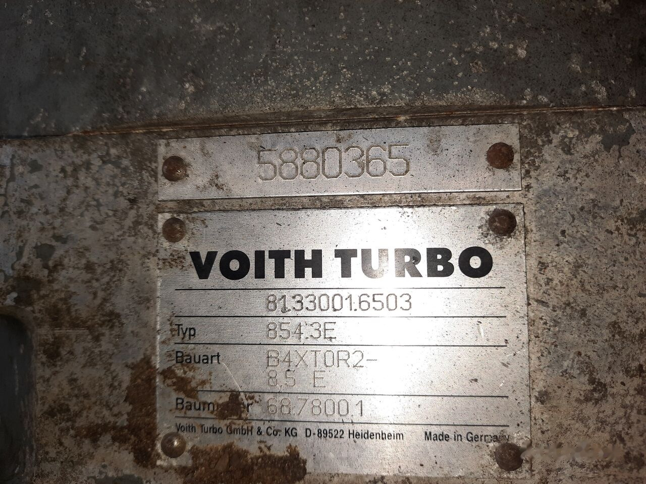 Cutie de viteze pentru Autobuz Volvo VOITH 864.5 \ 854.5 \ 854.3E. 864.3E/ 864.3/ 861/ 863   Volvo B12 / B7/ B10: Foto 6