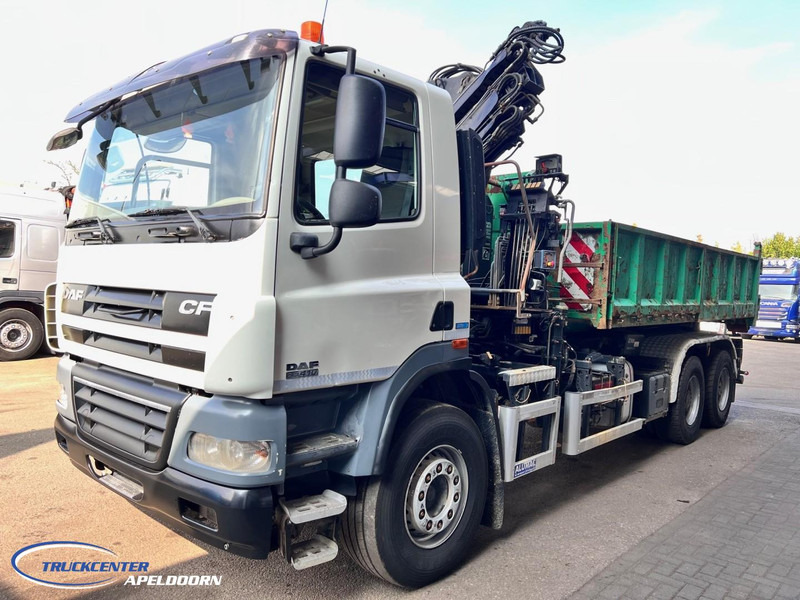DAF CF 85.410 ATE, Hiab 166-3, 6x4 Big axle, Steel spring - Camion cu cârlig, Camion cu macara: Foto 3 DAF CF 85.410 ATE, Hiab 166-3, 6x4 Big axle, Steel spring - Camion cu cârlig, Camion cu macara: Foto 3