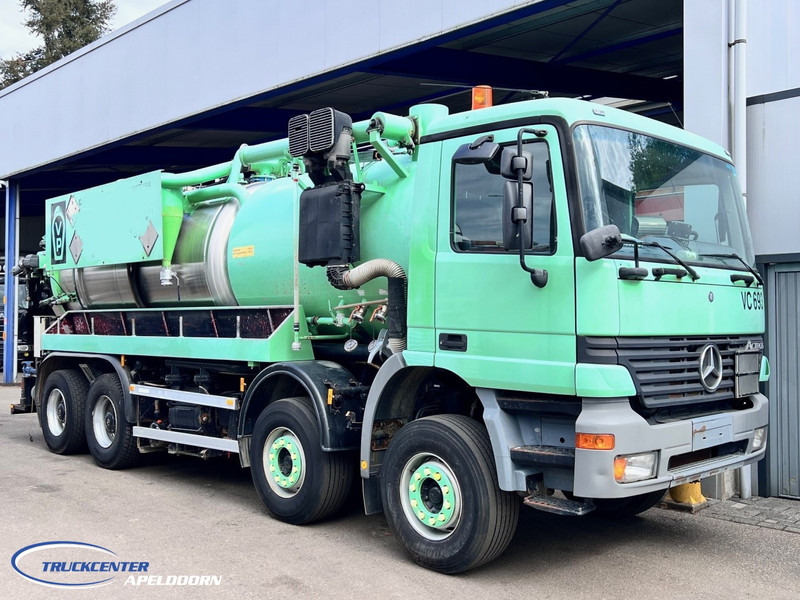 Mercedes-Benz Actros 4140 8x4, Steel springs, ADR, Inox - Maşină pentru vidanjări: Foto 1 Mercedes-Benz Actros 4140 8x4, Steel springs, ADR, Inox - Maşină pentru vidanjări: Foto 1