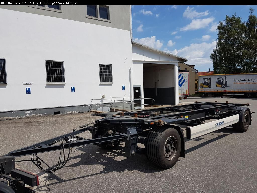 Krone Lafette AZ 18E BDF Lafette - Remorcă transport containere/ Swap body: Foto 1 Krone Lafette AZ 18E BDF Lafette - Remorcă transport containere/ Swap body: Foto 1