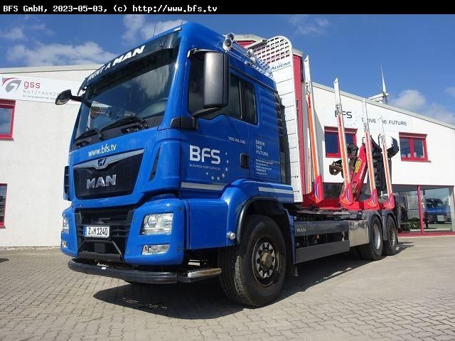 MAN TGS 26.510 6x4 H-4BL NEU ZF Getriebe + NEU Kuppl - Camion forestier: Foto 1 MAN TGS 26.510 6x4 H-4BL NEU ZF Getriebe + NEU Kuppl - Camion forestier: Foto 1