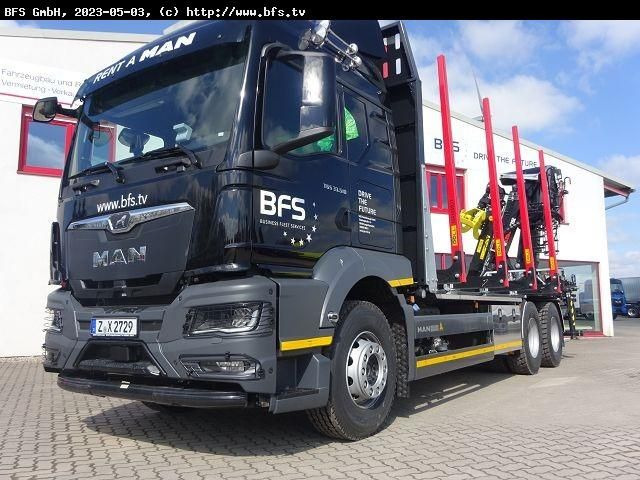MAN TGS (TG3) 33.510 6x4 BL CH Loglift Holzladekran - Camion forestier: Foto 1 MAN TGS (TG3) 33.510 6x4 BL CH Loglift Holzladekran - Camion forestier: Foto 1