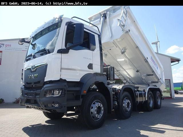 MAN TGS (TG3) 35.470 8x4 BB CH Hinterkipper Stahl H - Camion container de gunoi: Foto 1 MAN TGS (TG3) 35.470 8x4 BB CH Hinterkipper Stahl H - Camion container de gunoi: Foto 1
