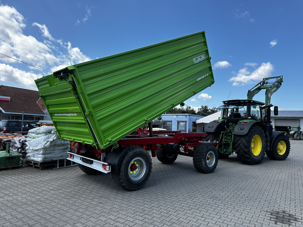 Conow HW 180 V 9 3 strony wywrot 18 ton - Remorcă autobasculantă agricolă: Foto 2 Conow HW 180 V 9 3 strony wywrot 18 ton - Remorcă autobasculantă agricolă: Foto 2