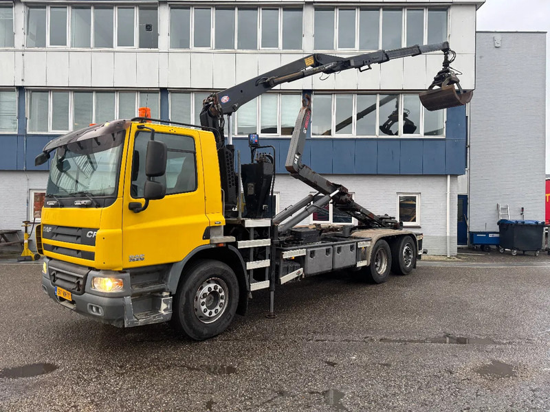 DAF CF 75.310 6X2 EURO 5 HMF 1244 Z2 + REMOTE + HIAB 17T HOOK - Camion cu cârlig, Camion cu macara: Foto 1 DAF CF 75.310 6X2 EURO 5 HMF 1244 Z2 + REMOTE + HIAB 17T HOOK - Camion cu cârlig, Camion cu macara: Foto 1