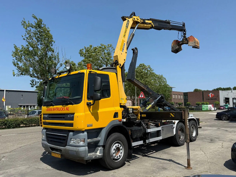 DAF CF 85.410 6X4 - EURO 5 + PALFINGER PK15500 + REMOTE + PALFINGER HOOK - Camion cu macara: Foto 1 DAF CF 85.410 6X4 - EURO 5 + PALFINGER PK15500 + REMOTE + PALFINGER HOOK - Camion cu macara: Foto 1