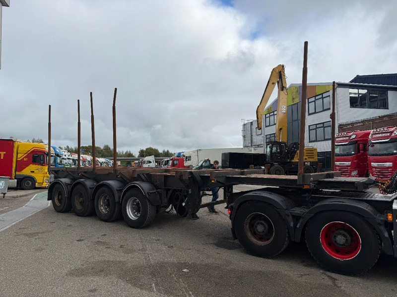 KEL-BERG 4 AXLE - BPW - EXTENDABLE - HOLZ/WOOD/HOUT - Semiremorcă transport busteni: Foto 2 KEL-BERG 4 AXLE - BPW - EXTENDABLE - HOLZ/WOOD/HOUT - Semiremorcă transport busteni: Foto 2