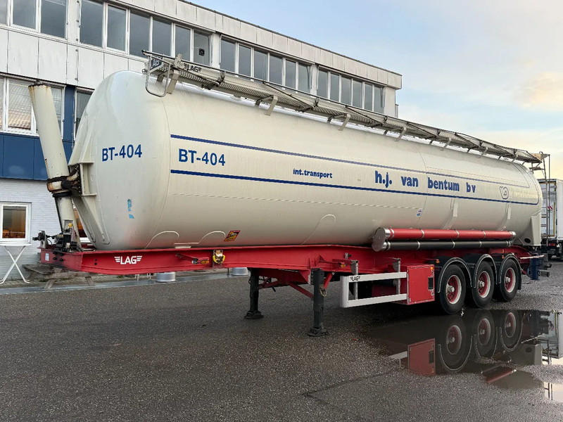 LAG O-3-39 - 61.000 LITER - TIPPER BULK - 3 AXLE - BPW - Semiremorcă cisternă: Foto 1 LAG O-3-39 - 61.000 LITER - TIPPER BULK - 3 AXLE - BPW - Semiremorcă cisternă: Foto 1