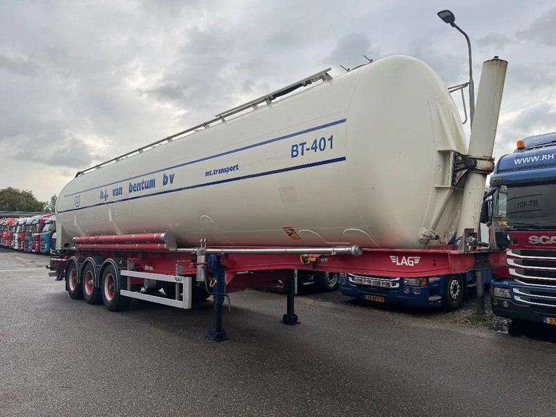 LAG O-3-39 - 61.000 LITER - TIPPER BULK - 3 AXLE - BPW - Semiremorcă cisternă: Foto 1 LAG O-3-39 - 61.000 LITER - TIPPER BULK - 3 AXLE - BPW - Semiremorcă cisternă: Foto 1
