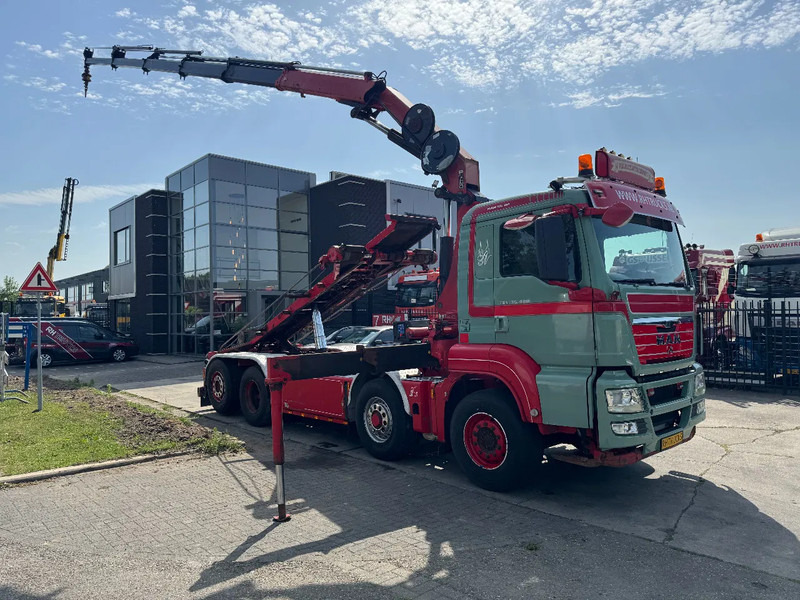 MAN TGS 35.480 8X4 HMF 2420 K5 + HMF ABLE + REMOTE CONTROL - Camion cu sistem de cablu, Camion cu macara: Foto 1 MAN TGS 35.480 8X4 HMF 2420 K5 + HMF ABLE + REMOTE CONTROL - Camion cu sistem de cablu, Camion cu macara: Foto 1