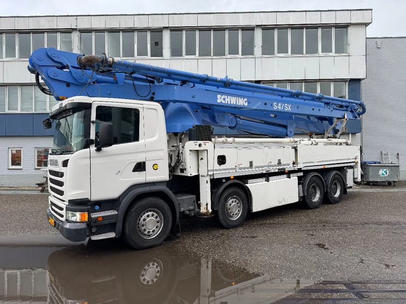 Scania G490 8X4 SCHWING S 47 R + REMOTE CONTROL HUB REDUCTION - Autopompă de beton: Foto 1 Scania G490 8X4 SCHWING S 47 R + REMOTE CONTROL HUB REDUCTION - Autopompă de beton: Foto 1