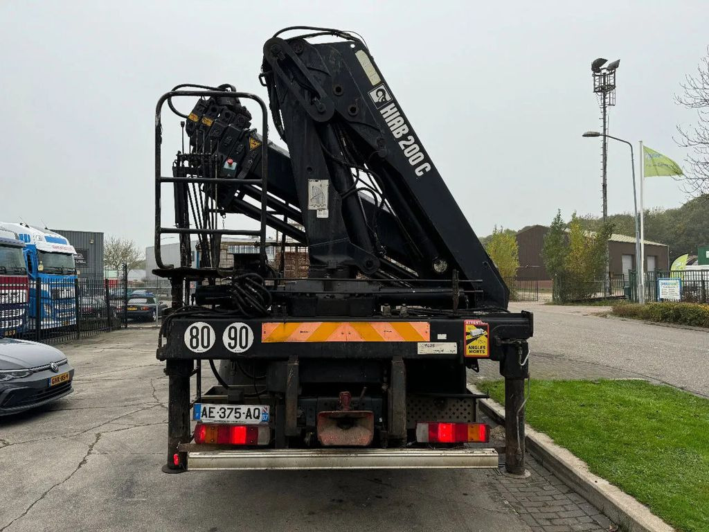 Camion cu macara, Camion platformă Scania P124-360 6X4 EURO 2 HIAB 200 C-5 ALL 2000: Foto 15