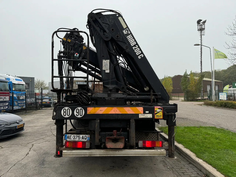 Camion platformă, Camion cu macara Scania P124-360 6X4 EURO 2 HIAB 200 C-5 ALL 2000: Foto 15