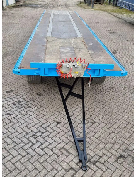 Van Hool 13.60 M LONG - 1 M HIGH - SUPER SINGLE TIRES - DRUM BRAKES - Remorcă platformă: Foto 2 Van Hool 13.60 M LONG - 1 M HIGH - SUPER SINGLE TIRES - DRUM BRAKES - Remorcă platformă: Foto 2