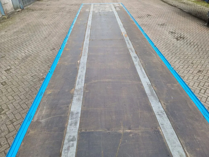 Remorcă platformă Van Hool 13.60 M LONG - 1 M HIGH - SUPER SINGLE TIRES - DRUM BRAKES: Foto 7 Remorcă platformă Van Hool 13.60 M LONG - 1 M HIGH - SUPER SINGLE TIRES - DRUM BRAKES: Foto 7