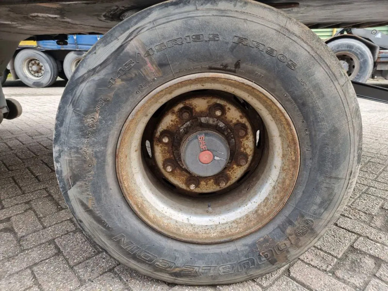 Remorcă platformă Van Hool 13.60 M LONG - 1 M HIGH - SUPER SINGLE TIRES - DRUM BRAKES: Foto 13 Remorcă platformă Van Hool 13.60 M LONG - 1 M HIGH - SUPER SINGLE TIRES - DRUM BRAKES: Foto 13