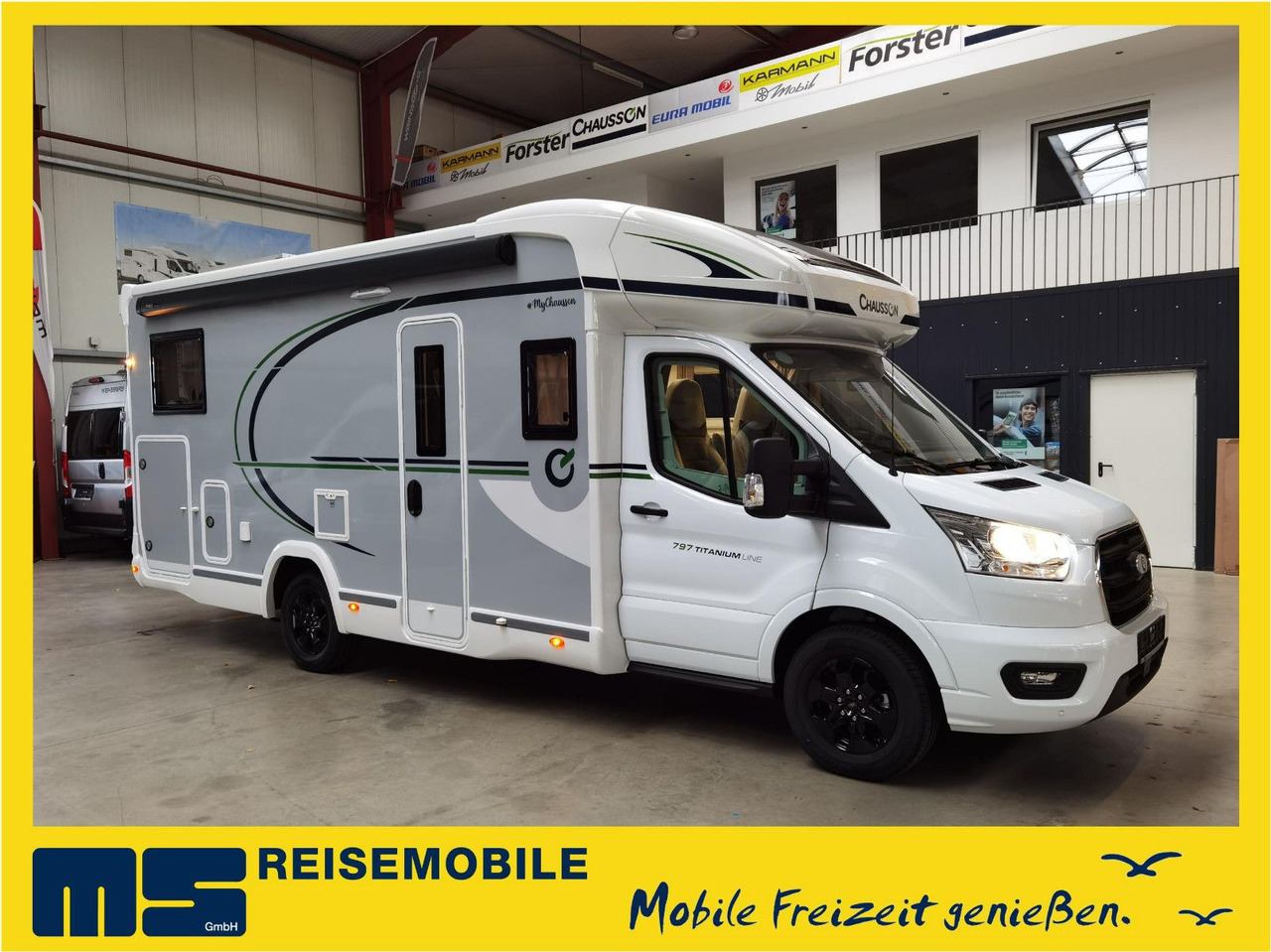 Chausson 797 TITANIUM / -2026- / 165PS-8G. / EINZELBETTEN - Autorulotă semi-integrată: Foto 1 Chausson 797 TITANIUM / -2026- / 165PS-8G. / EINZELBETTEN - Autorulotă semi-integrată: Foto 1