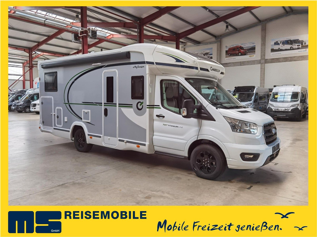 Chausson 797 TITANIUM / - 2026 - / 4.1T. / EINZELBETTEN - Autorulotă semi-integrată: Foto 1 Chausson 797 TITANIUM / - 2026 - / 4.1T. / EINZELBETTEN - Autorulotă semi-integrată: Foto 1