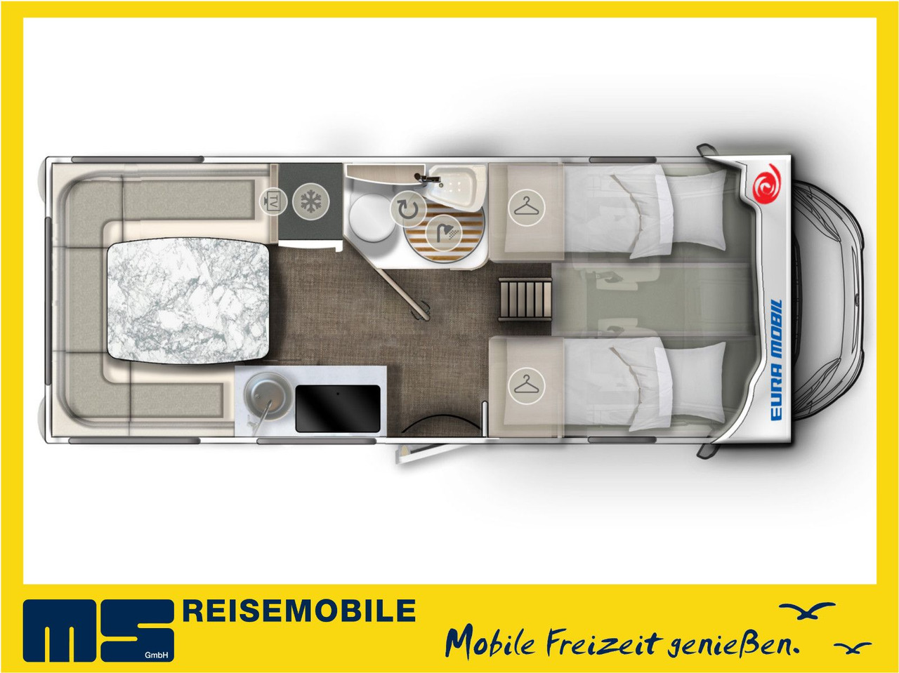 Eura Mobil ACTIVA ONE 650 HS / MOD. 2026 / TOP- AUSSTATTUNG - Autorulotă alkov: Foto 2 Eura Mobil ACTIVA ONE 650 HS / MOD. 2026 / TOP- AUSSTATTUNG - Autorulotă alkov: Foto 2