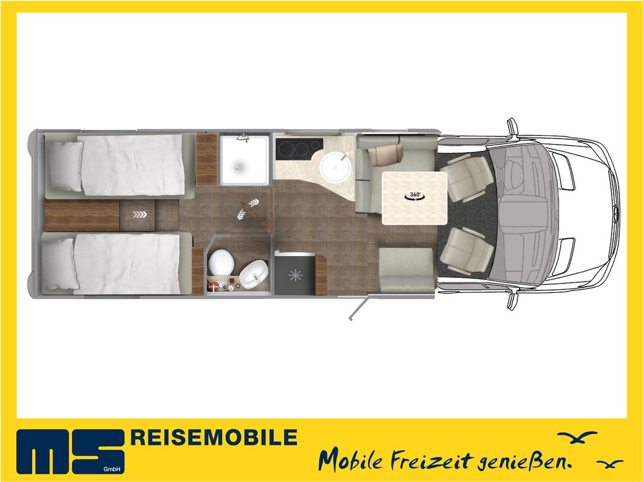 Eura Mobil CONTURA 766 EB / LUMINARY PAKET / EINZELBETTEN - Autorulotă semi-integrată: Foto 2 Eura Mobil CONTURA 766 EB / LUMINARY PAKET / EINZELBETTEN - Autorulotă semi-integrată: Foto 2