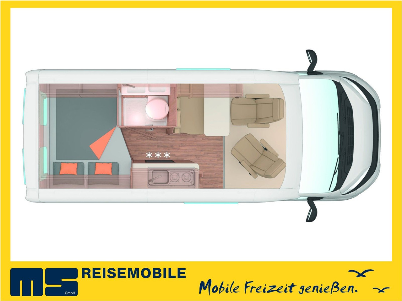 Weinsberg CARABUS GREY 540 MQ - EDITION FIRE /-2026-/140PS - Camper van: Foto 2 Weinsberg CARABUS GREY 540 MQ - EDITION FIRE /-2026-/140PS - Camper van: Foto 2