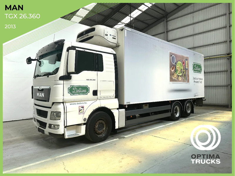 MAN TGX 26.360 steerable lift axles / hefbare stuurasen / essieux relevables directionnels - Camion frigider: Foto 1 MAN TGX 26.360 steerable lift axles / hefbare stuurasen / essieux relevables directionnels - Camion frigider: Foto 1