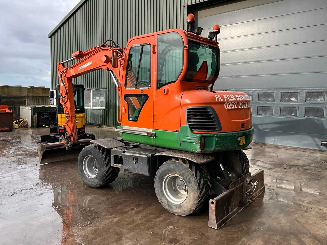 2014 DOOSAN DX55W WHEELED EXCAVATOR - Excavator pe roţi: Foto 3 2014 DOOSAN DX55W WHEELED EXCAVATOR - Excavator pe roţi: Foto 3