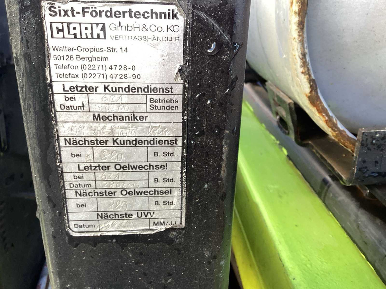 Motostivuitor CLARK - 1999 - CGC30 - FORKLIFT 7300 MM: Foto 15