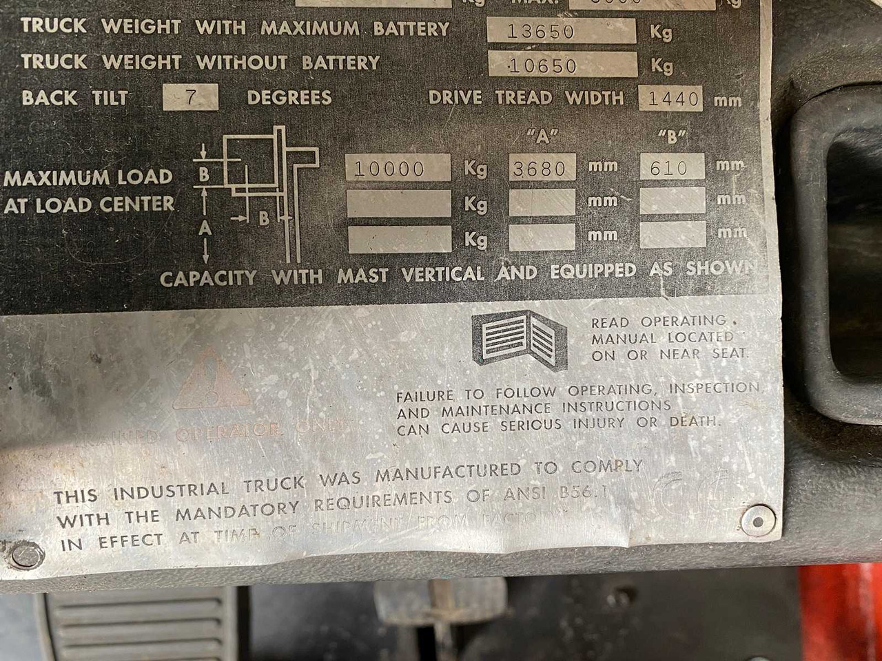 Motostivuitor HOIST - E10 ELECTRIC - 10.000KG LIFTING CAPACITY, FORK POSITIONER - FORKLIFT: Foto 12 Motostivuitor HOIST - E10 ELECTRIC - 10.000KG LIFTING CAPACITY, FORK POSITIONER - FORKLIFT: Foto 12