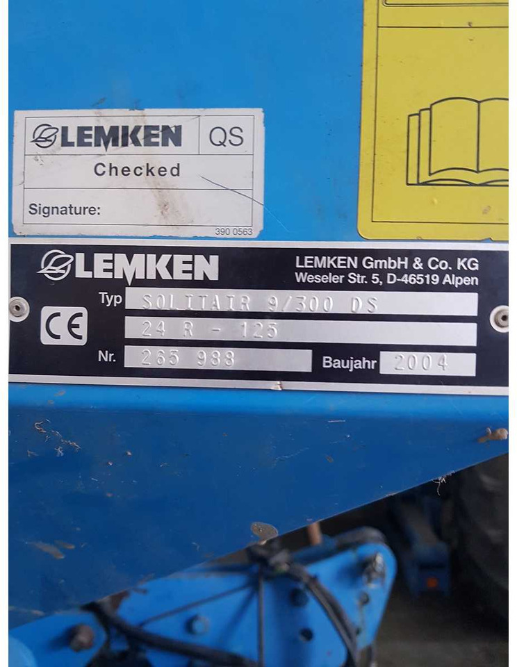 LEMKEN SOLITAIR + ZIRKON - Maşină agricole pentru semanat: Foto 5 LEMKEN SOLITAIR + ZIRKON - Maşină agricole pentru semanat: Foto 5