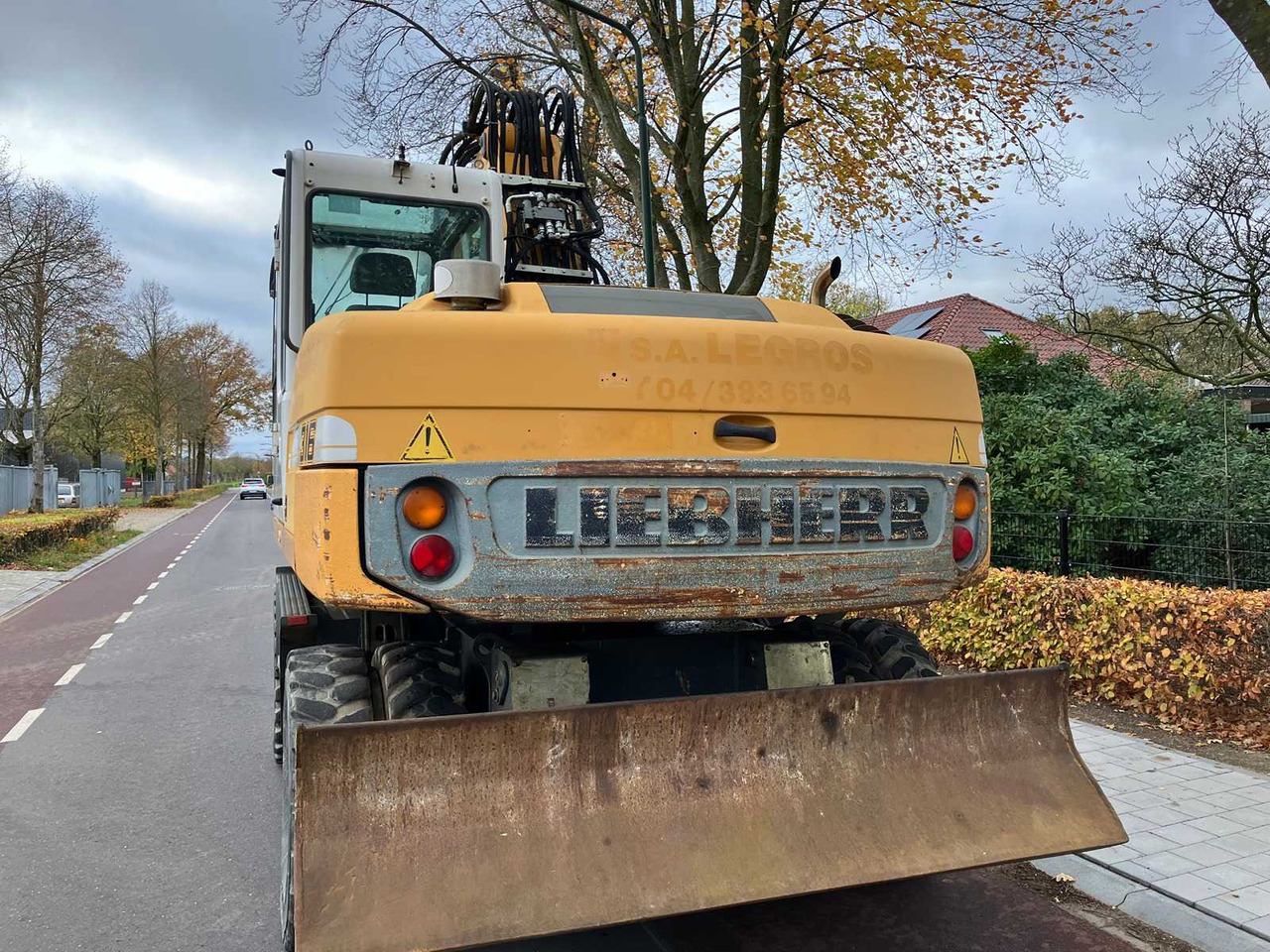 LIEBHERR - 2008 - A316 LITRONIC - WHEELED EXCAVATOR - Excavator pe roţi: Foto 4 LIEBHERR - 2008 - A316 LITRONIC - WHEELED EXCAVATOR - Excavator pe roţi: Foto 4