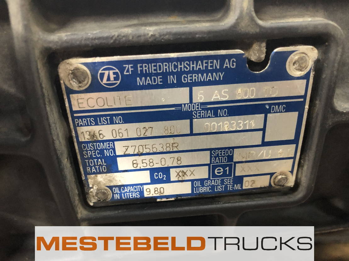 DAF Versnellingsbak 6 AS 800 TO - Cutie de viteze și piese pentru Camion: Foto 5 DAF Versnellingsbak 6 AS 800 TO - Cutie de viteze și piese pentru Camion: Foto 5