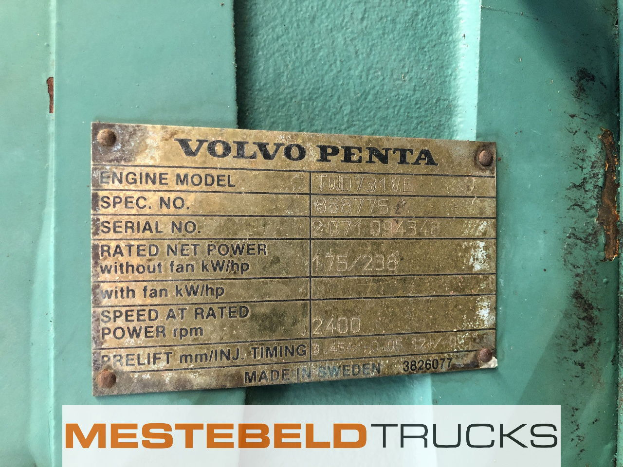 Volvo Penta Motor TWD 731 VE - Motor pentru Camion: Foto 5 Volvo Penta Motor TWD 731 VE - Motor pentru Camion: Foto 5