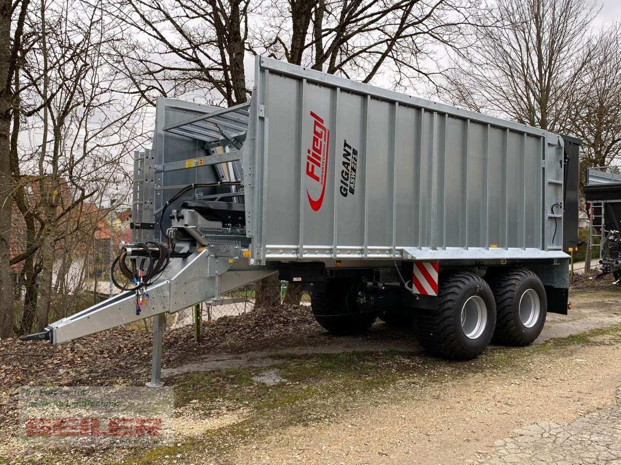 Fliegl ASW 271 C FOX Lenkachse 22,5" 35m³ - Remorcă cu autoincarcare: Foto 1 Fliegl ASW 271 C FOX Lenkachse 22,5" 35m³ - Remorcă cu autoincarcare: Foto 1
