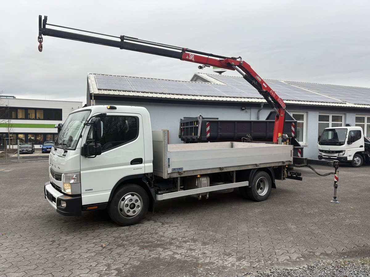 FUSO FUSO 9C18 Canter Pritsche 3.8m Kran 2x hydr. - Autoutilitară cu platformă: Foto 1 FUSO FUSO 9C18 Canter Pritsche 3.8m Kran 2x hydr. - Autoutilitară cu platformă: Foto 1