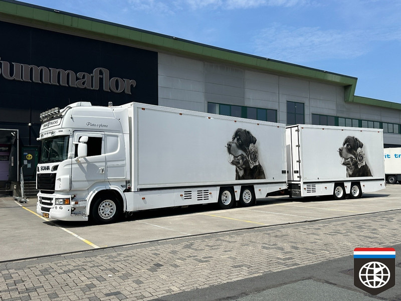Scania R 730 FLOWER COMBI / SHOWTRUCK - CONCOURSTAAT - Camion frigider: Foto 2 Scania R 730 FLOWER COMBI / SHOWTRUCK - CONCOURSTAAT - Camion frigider: Foto 2