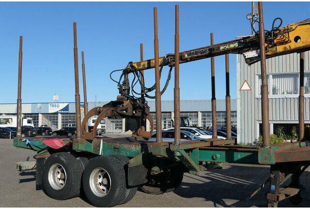 DIEBOLT Teleskop., Holzladekran, 2-Achser, BPW - Semiremorcă transport busteni: Foto 4 DIEBOLT Teleskop., Holzladekran, 2-Achser, BPW - Semiremorcă transport busteni: Foto 4