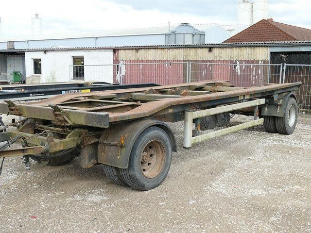 Huffermann HKA 18.70, Außenroller, Zwillingsreifen, BPW - Remorcă transport containere/ Swap body: Foto 2 Huffermann HKA 18.70, Außenroller, Zwillingsreifen, BPW - Remorcă transport containere/ Swap body: Foto 2
