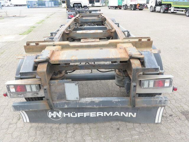 Remorcă transport containere/ Swap body Huffermann HSA 18.70, Container, Schlitten, SAF, Luftfed.: Foto 6
