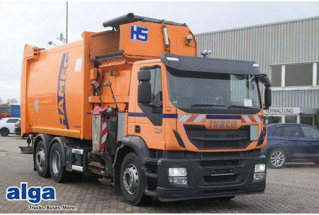 Iveco AD260SY/PS, Terberg, Seitenlader, 30m³, 140tkm - Autogunoiere: Foto 1 Iveco AD260SY/PS, Terberg, Seitenlader, 30m³, 140tkm - Autogunoiere: Foto 1