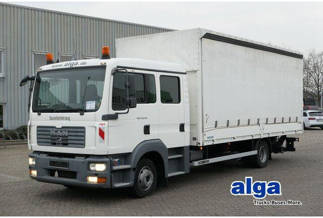 MAN 12.240 TGL, DOKA, LBW, AHK, Klima, 6 Sitze - Camion cu prelată: Foto 1 MAN 12.240 TGL, DOKA, LBW, AHK, Klima, 6 Sitze - Camion cu prelată: Foto 1