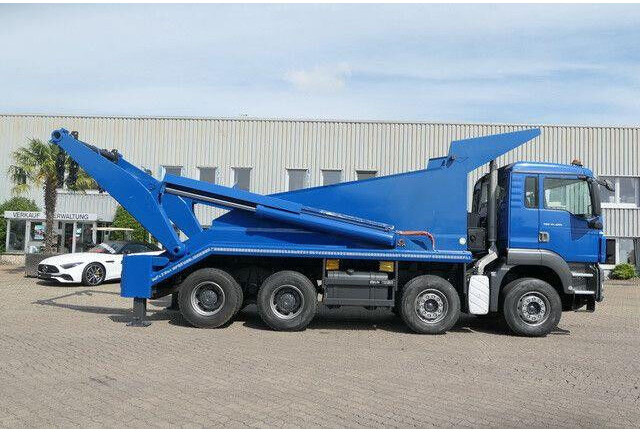 MAN 41.480 TGS 8x4, gr. Federpaket, 37tkm, 4-Achser - Camion cu sistem de cablu: Foto 2 MAN 41.480 TGS 8x4, gr. Federpaket, 37tkm, 4-Achser - Camion cu sistem de cablu: Foto 2