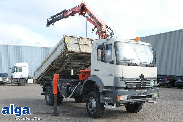Mercedes-Benz 1828 Atego 4x4, Atlas AK 105.1, Funk, Hydr., AHK - Camion basculantă, Camion cu macara: Foto 1 Mercedes-Benz 1828 Atego 4x4, Atlas AK 105.1, Funk, Hydr., AHK - Camion basculantă, Camion cu macara: Foto 1