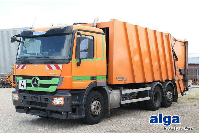 Mercedes-Benz 2532 L Actros 6x2, Faun, Zöller, 24m³, MP3, AC - Autogunoiere: Foto 1 Mercedes-Benz 2532 L Actros 6x2, Faun, Zöller, 24m³, MP3, AC - Autogunoiere: Foto 1