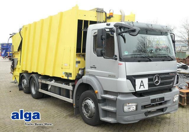 Mercedes-Benz 2533 L Axor 6x2,Faun,Variopress,Zöller-Schüttung - Autogunoiere: Foto 1 Mercedes-Benz 2533 L Axor 6x2,Faun,Variopress,Zöller-Schüttung - Autogunoiere: Foto 1