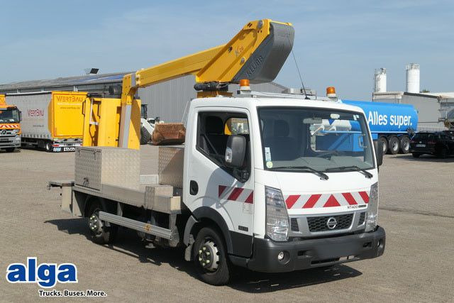 Nissan 32.12 4x2, 11m Arbeitshühe, Klima, 3x am Lager - Camion cu nacela, Autoutilitară: Foto 1 Nissan 32.12 4x2, 11m Arbeitshühe, Klima, 3x am Lager - Camion cu nacela, Autoutilitară: Foto 1